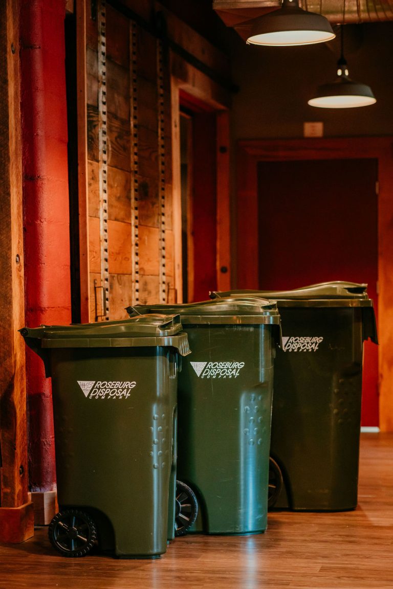 Roseburg Disposal Bins at Office Location